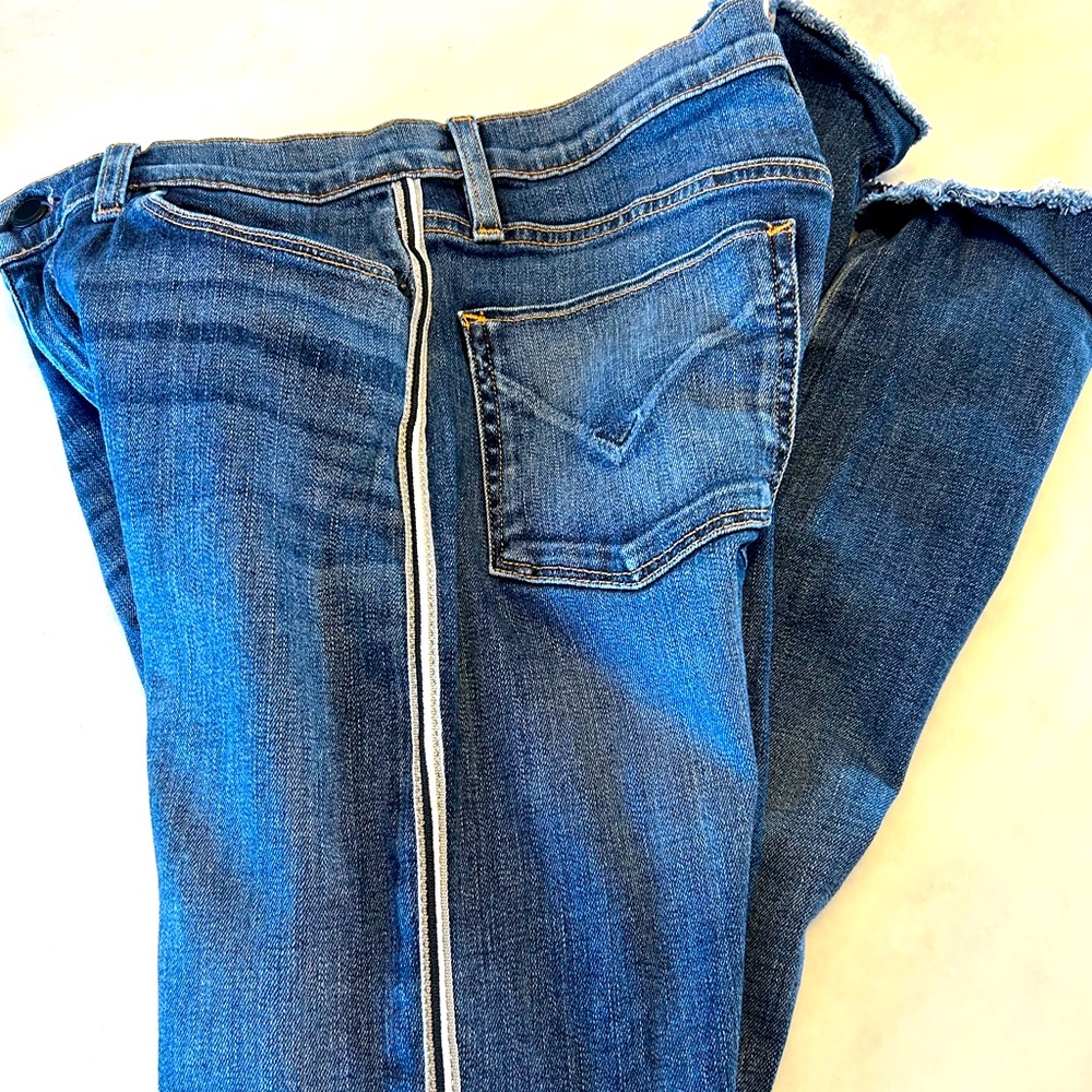 - Hudson Barbara Super Skinny Side Seam Jeans Size 27